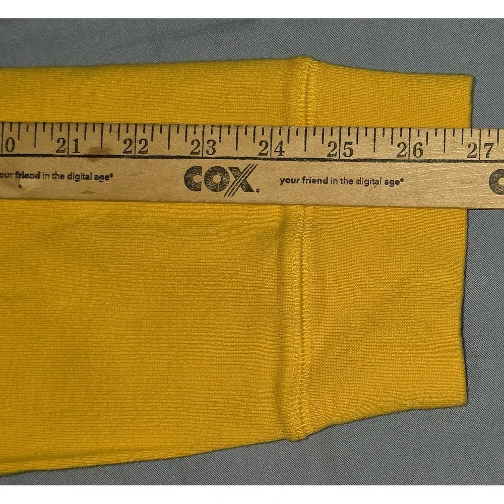 90's Ralph Lauren Mens Polo‎ Sport Striped Turtleneck 100% Yellow 2XL